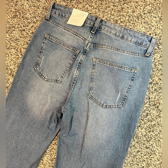 LC Lauren Conrad Blue Straight Leg Jeans Vintage-Inspired - Picture 5 of 7
